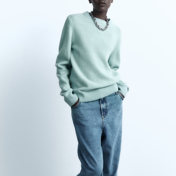 Zara Cashmere Wool Blend Knit Sweater - Picture 6 of 15